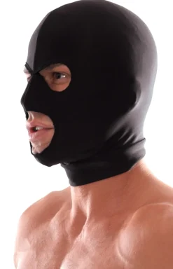 3 Loch Maske aus dehnbarem Material