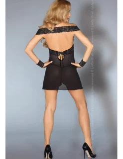 Afica Shirt, Panty & Cuffs schwarz