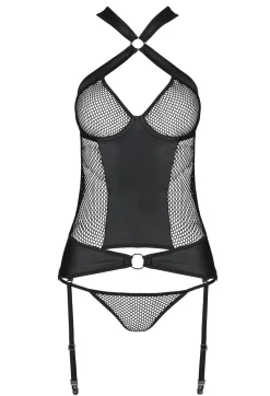 Amanda Corsage & String schwarz