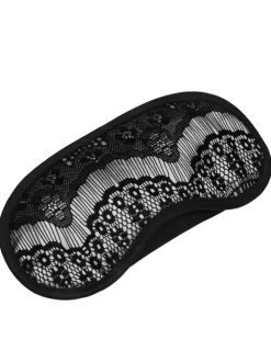 Augenmaske aus Satin & Spitze