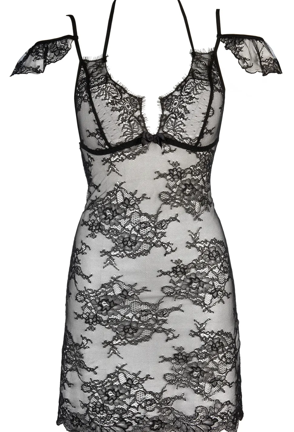 Babydoll & String schwarz