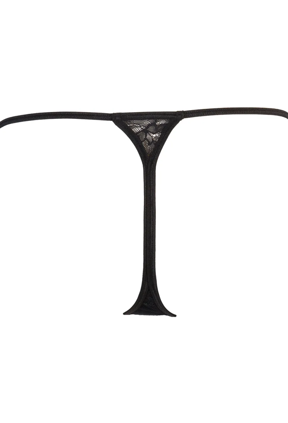 Babydoll & String schwarz