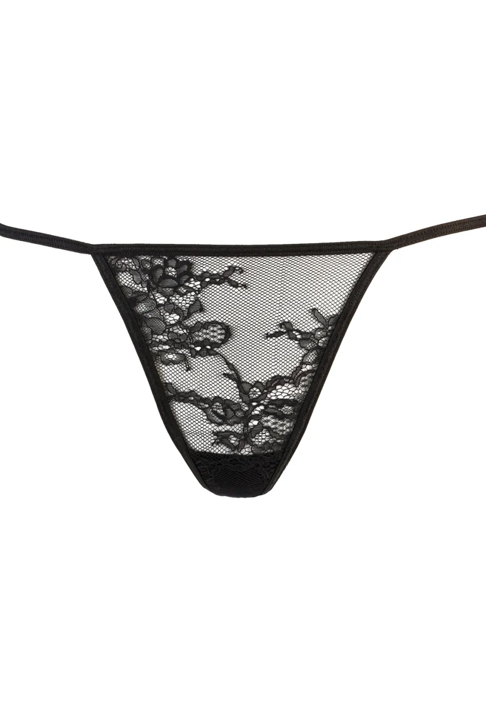 Babydoll & String schwarz