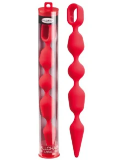 Ballchain Analkette large red