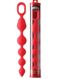 Ballchain medium rot Analkette