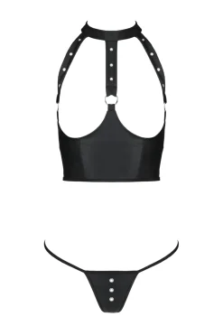 BH und String Set mit freiliegenden Cups