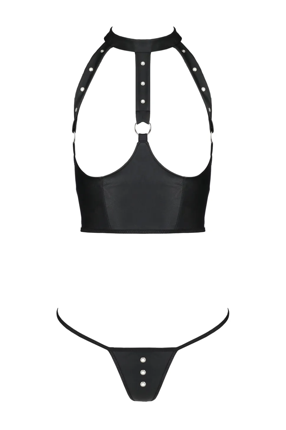 BH und String Set mit freiliegenden Cups