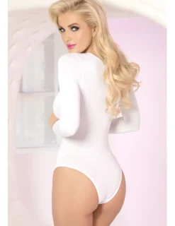 Body mit XXL- Ausschnitt und Schnürung