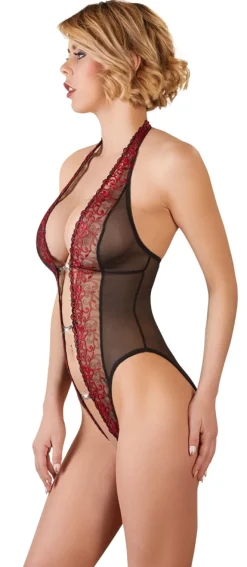 Body Strass offen schwarz