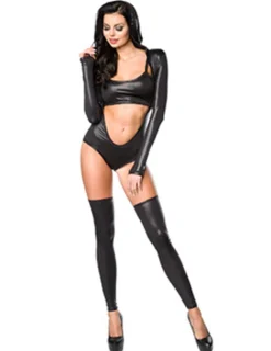 Body-Set im Metallic-Style, 4-teilig