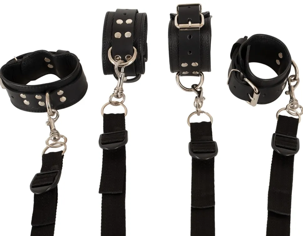 Bondage Bettfessel Set