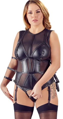 Bondage Body Set Wetlook Nieten Ösen