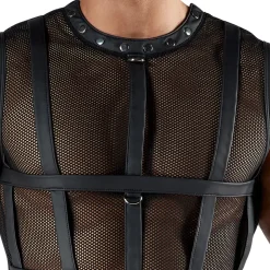 Bondage Set mit Harness und Jockstrap aus dehnbarem Material