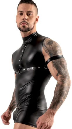 Bondage Top Wetlook Matt Harness