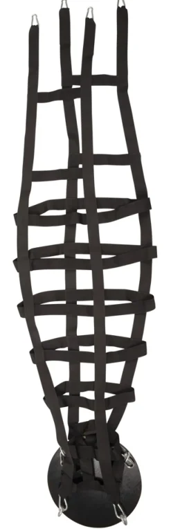 Bondage-Käfig zum Aufhängen aus reißfesten Textilgurten und robuster Stehplatte