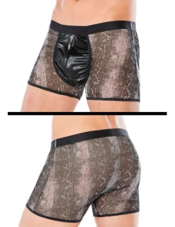 Boxershorts MC/9095 grau/schwarz