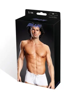 Boxershorts mit Schnürung in weiss