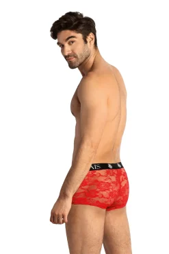 Brave Boxer Shorts aus Spitze in Rot