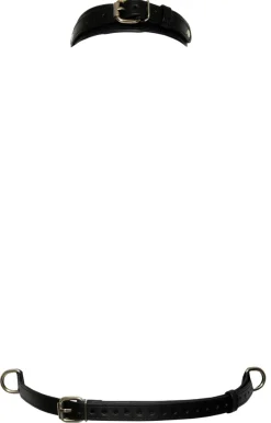 Brust-Harness in Lederoptik mit Ringen