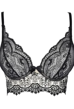 Bustier schwarz-beige