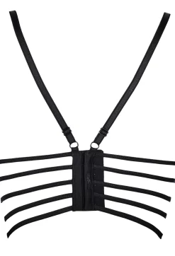 Bustier schwarz-beige