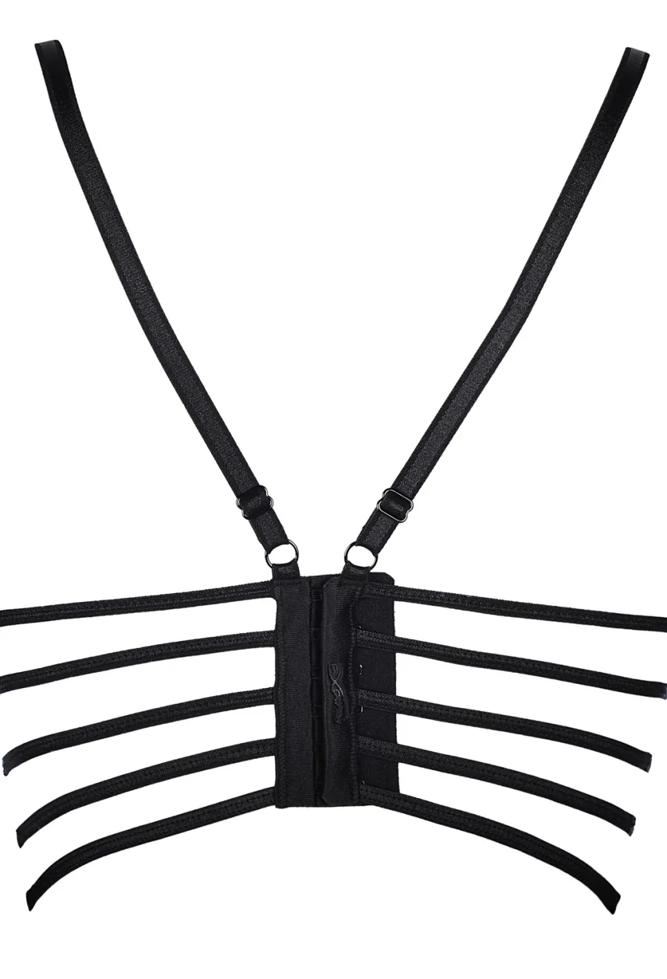 Bustier schwarz-beige