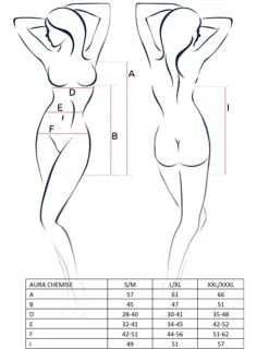 Chemise Aura - schwarz