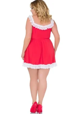 Chemise elastisch mit Spitze