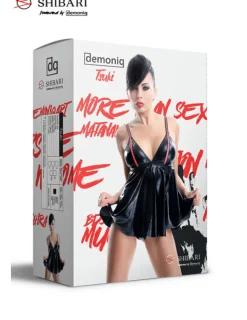 Chemise Tsuki schwarz/rot