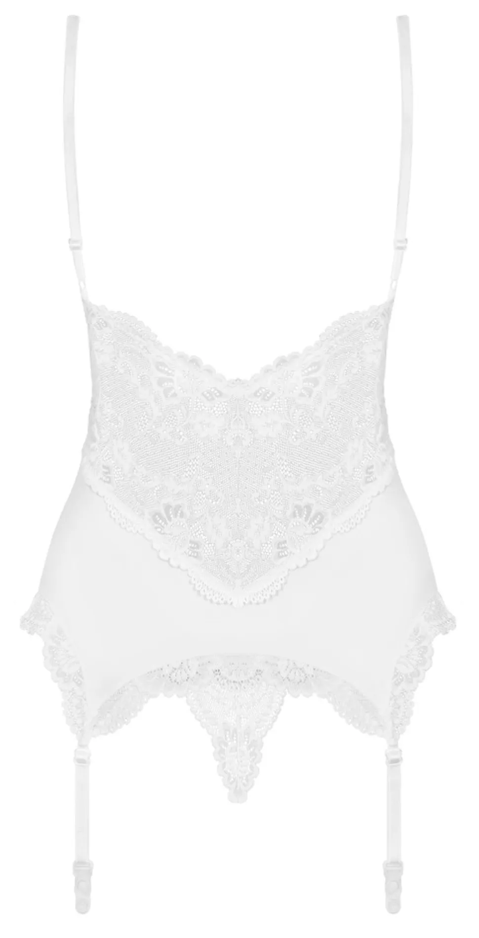 810-COR Korsett & String weiß