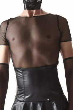 Crossdresser Fetish Line -T-Shirt CRD008 schwarz