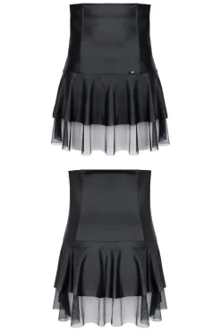 Crossdresser Fetish Line - Wetlook Rock CRD001 schwarz