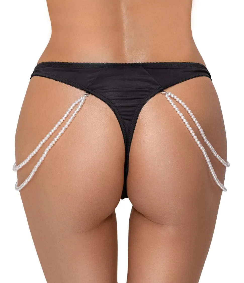 Doppel-Perlen-Rio aus feiner Spitze mit feiner edler Stickerei