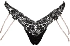 Doppel-Perlen-Rio aus feiner Spitze mit feiner edler Stickerei