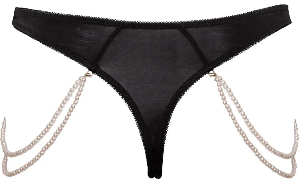 Doppel-Perlen-Rio aus feiner Spitze mit feiner edler Stickerei