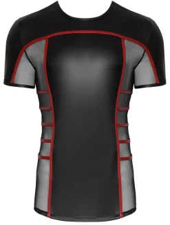 Edles Mattlook Shirt mit Feinnetz im Slim-Fit