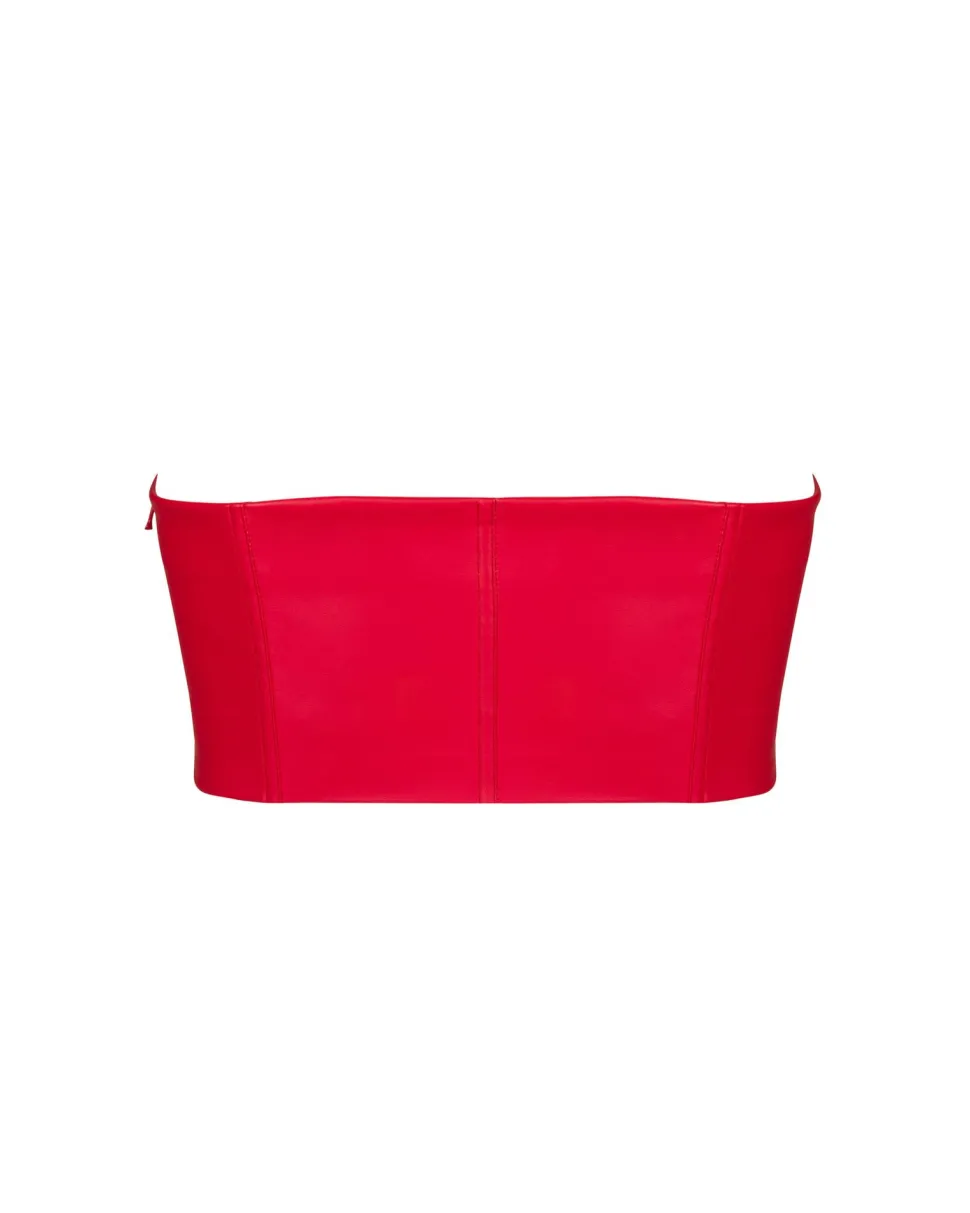 elegantes Wetlook Top aus weichem und dehnbarem Material