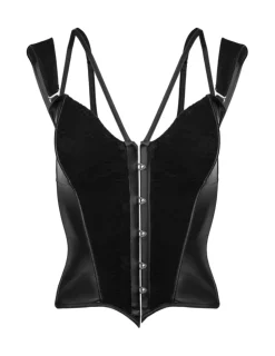 F159 Corsage mit weicher Spitze