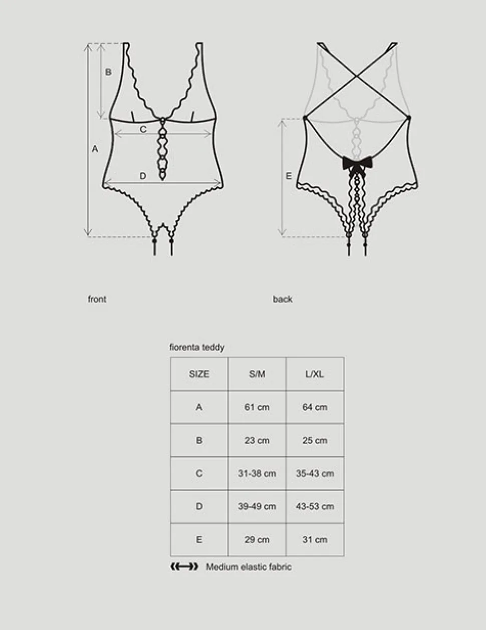 Fiorenta Teddy schwarz