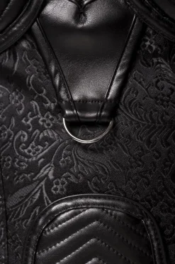 Formende Corsage mit Schulterteil schwarz 15306