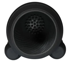 Glans Masturbator mit 2 Motoren schwarz