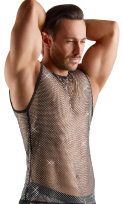 Glitzer Shirt aus dehnbarem Material