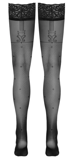 Halterlose Strümpfe mit schönen Details