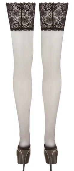 Halterlose Strümpfe schwarz