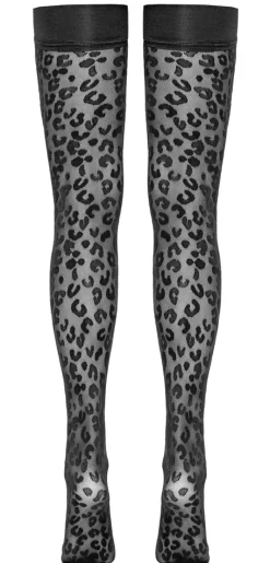 Halterlose Strümpfe schwarz