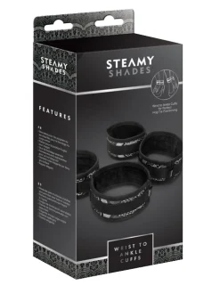 Hand- Fußfesseln mit Spitzen-Details