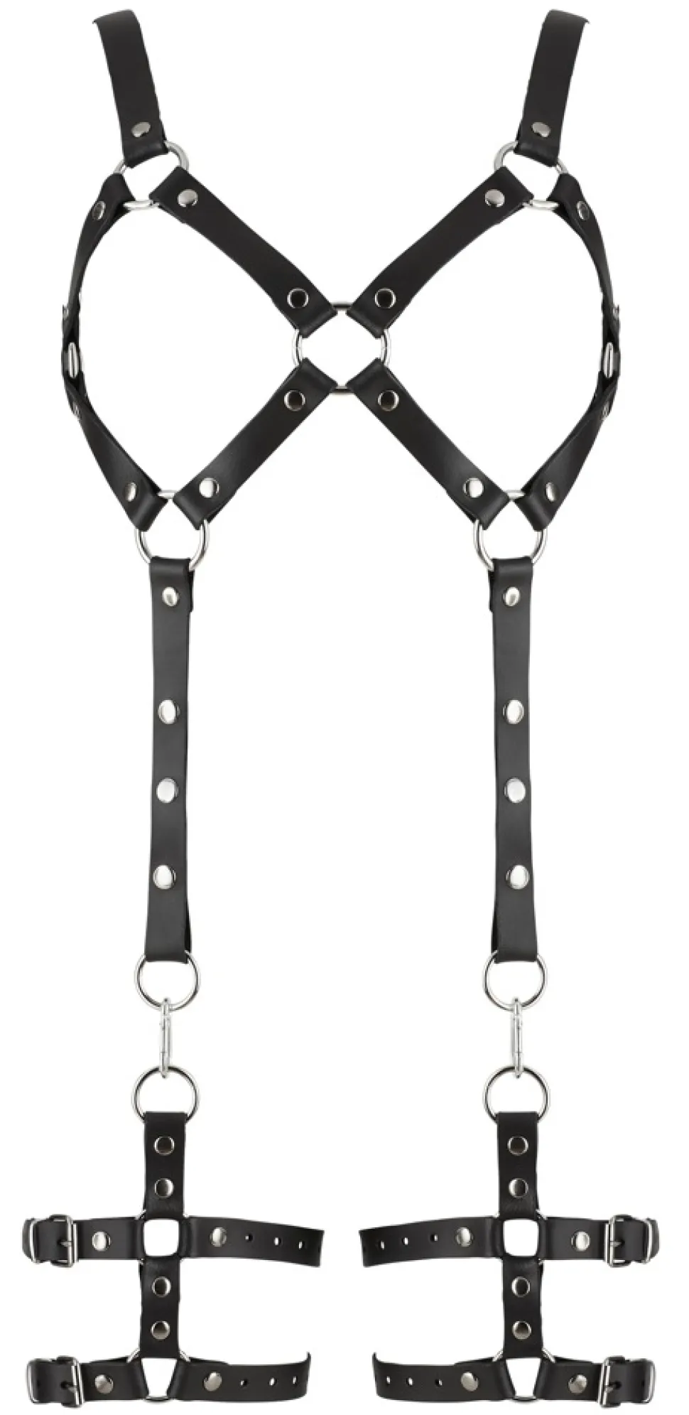Harness für Frauen aus Leder chromfrei