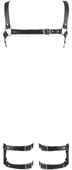 Harness für Frauen aus Leder chromfrei