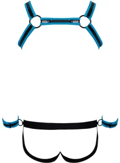 Harness mit Jock und Handschellen Bondage