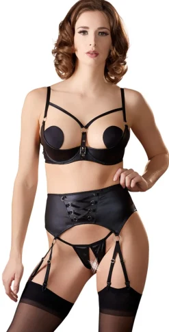 Hebe Strapsset schwarz